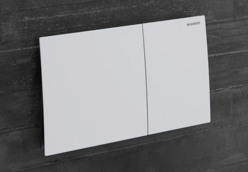 Geberit Sigma 70 NEW przycisk spłukujący stal nierdzewna biały mat 115.622.JT.1