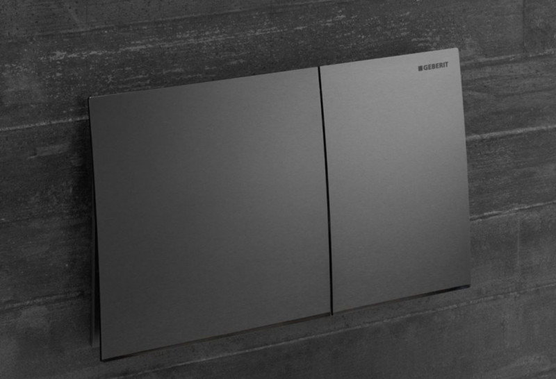 Geberit Sigma 70 NEW przycisk spłukujący stal nierdzewna czarny chrom szczotkowany easy to clean 115.622.QD.1