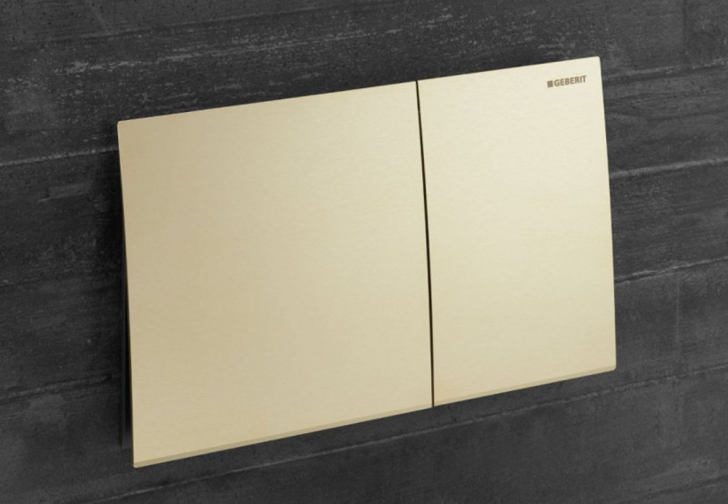 Geberit Sigma 70 NEW przycisk spłukujący stal nierdzewna mosiądz szczotkowany easy to clean 115.622.QF.1