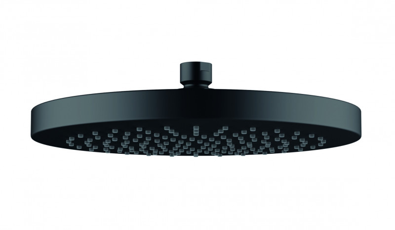 Kludi A-QA deszczownica głowica prysznicowa okrągła 245mm czarny mat 665113900