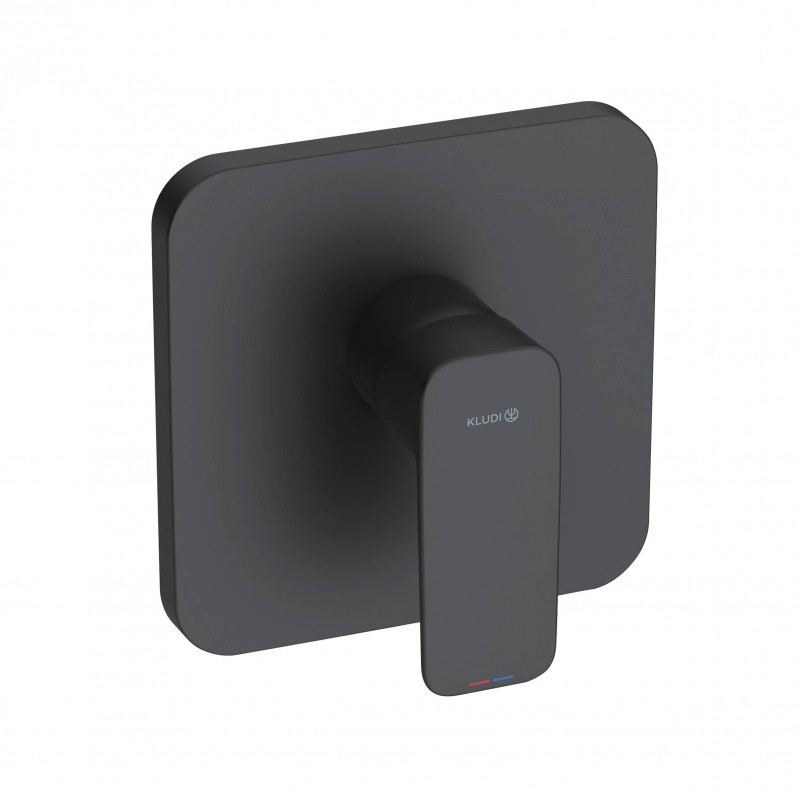 Kludi Pure&Style podtynkowa bateria prysznicowa czarny mat 406553975