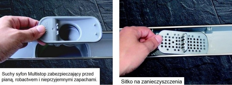 Kessel Linearis Compact odpływ liniowy z matą 65cm 45600.62M