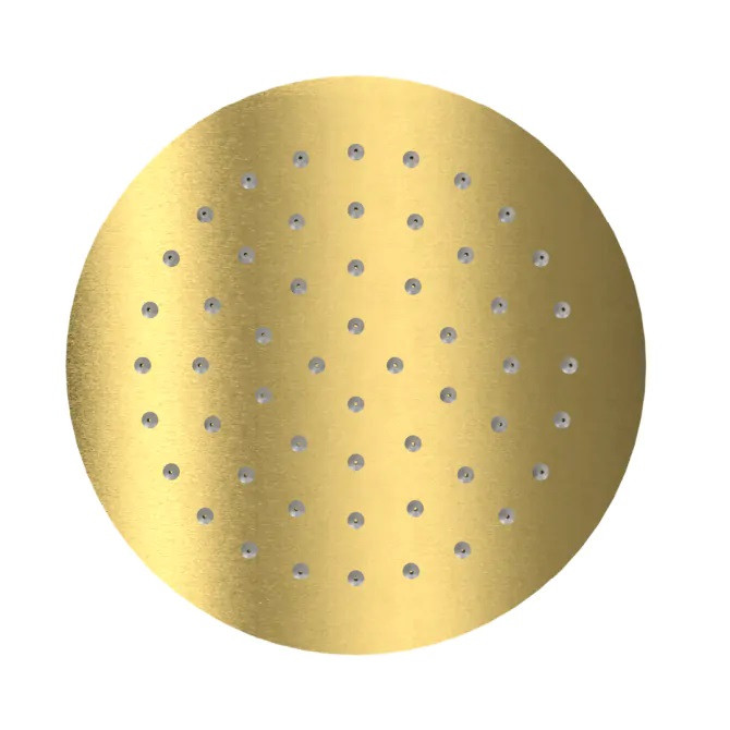 Excellent deszczownica głowica prysznicowa slim okrągła 25x25 złoty szczotkowany AREX.3025GB