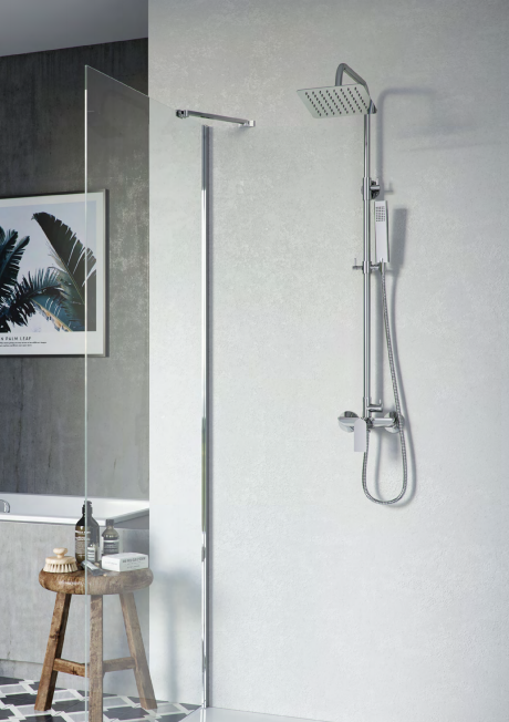 Actima Glad zestaw prysznicowy z deszczownicą 25x25 chrom ARNL.1181CR