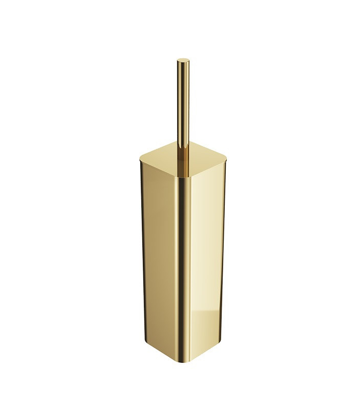 Excellent Riko szczotka WC wolnostojąca/mocowana do ściany złoty połysk DOEX.1617GL