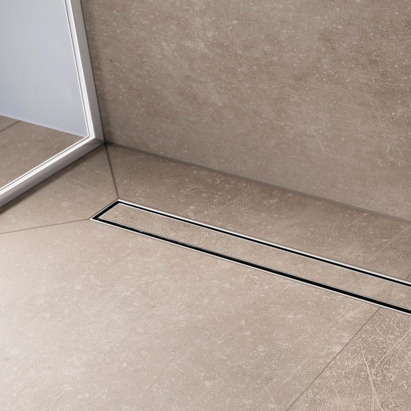 Hansgrohe RainDrain Compact odpływ liniowy 800 ruszt do wyłożenia płytkami stal 56179000