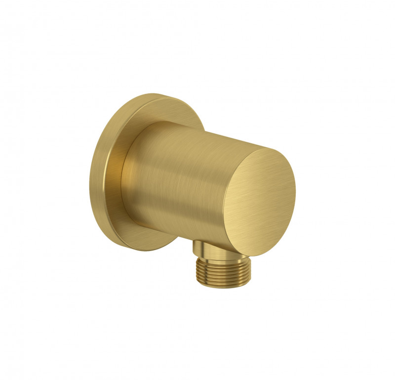 Kludi Nova Fonte Puristic przyłącze kątowe węża złoty szczotkowany 20543N015