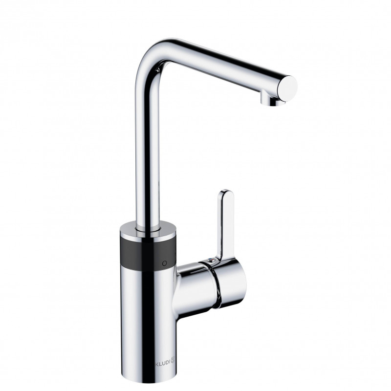 Kludi E-Go L-Line elektroniczna bateria kuchenna zasilanie sieciowe 230V chrom 422200575