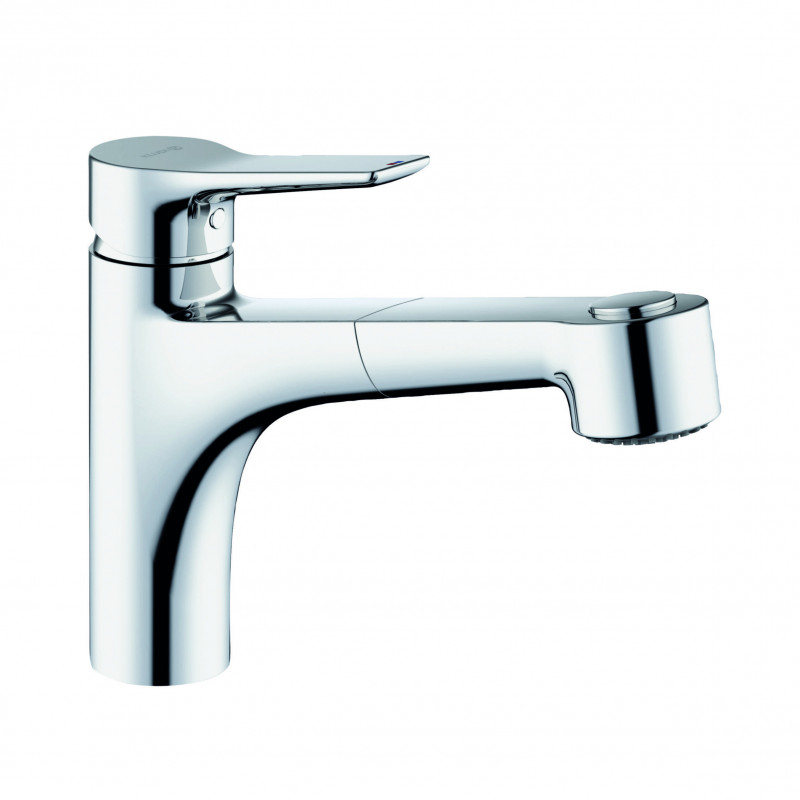 Kludi MIX bateria kuchenna zlewozmywakowa z wyciąganą wylewką chrom 329410575