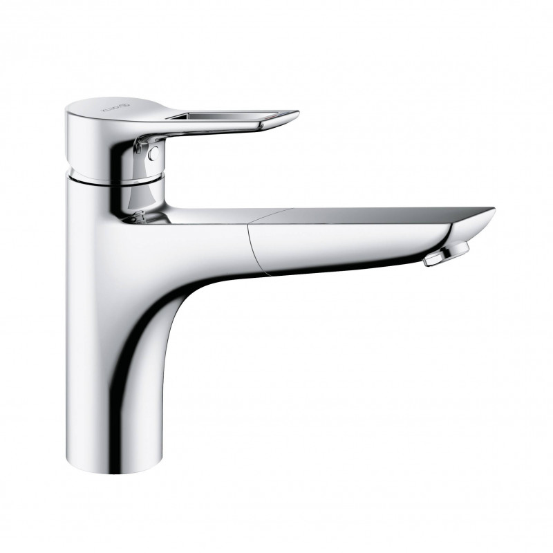 Kludi MIX bateria kuchenna zlewozmywakowa z wyciąganą wylewką chrom 329430562