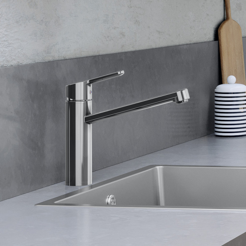 Kludi M2 bateria kuchenna zlewozmywakowa chrom 595740575