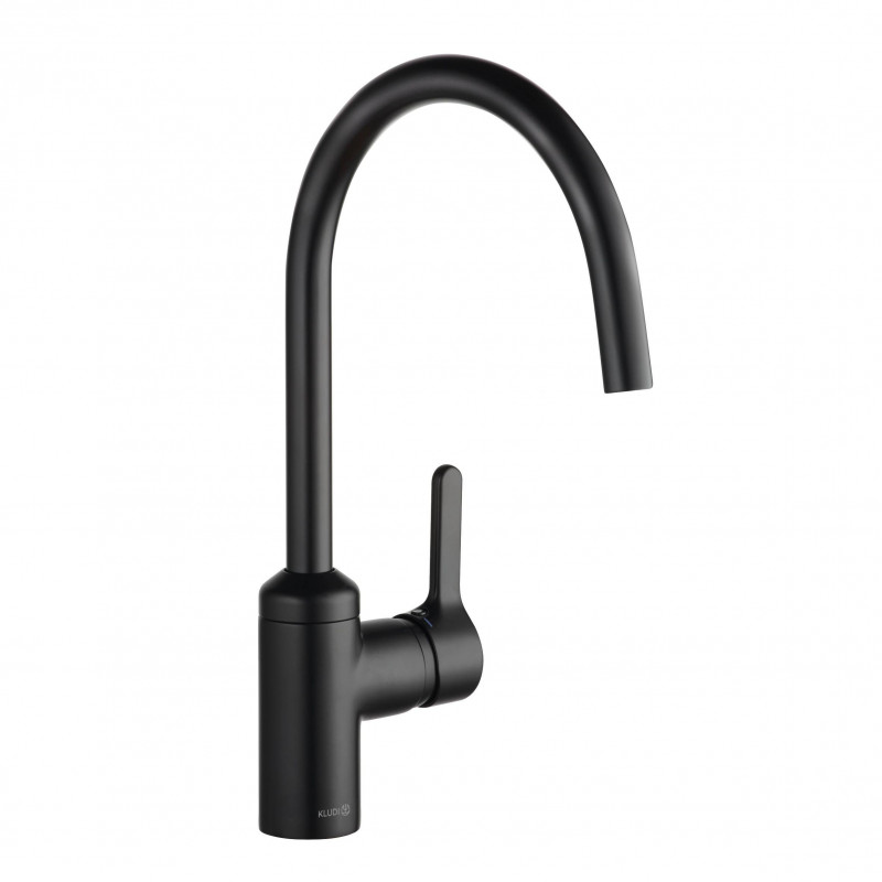 Kludi Bingo Star jednouchwytowa bateria kuchenna zlewozmywakowa czarny mat 428033978