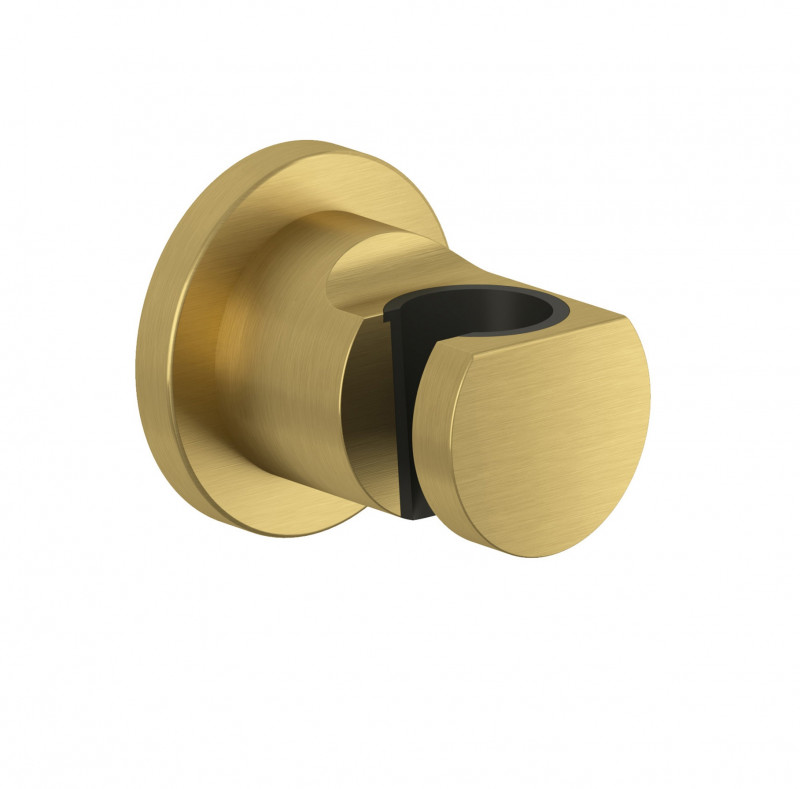 Kludi Nova Fonte Puristic uchwyt punktowy złoty szczotkowany 20552N015