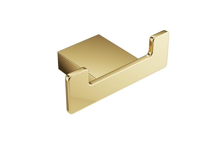 Excellent Riko haczyk podwójny wieszak na ręcznik złoty połysk DOEX.1602GL