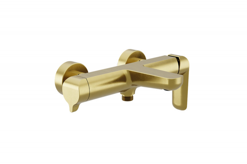 Excellent Clever 2.0 bateria wannowa ścienna złoty szczotkowany AREX.4105GB