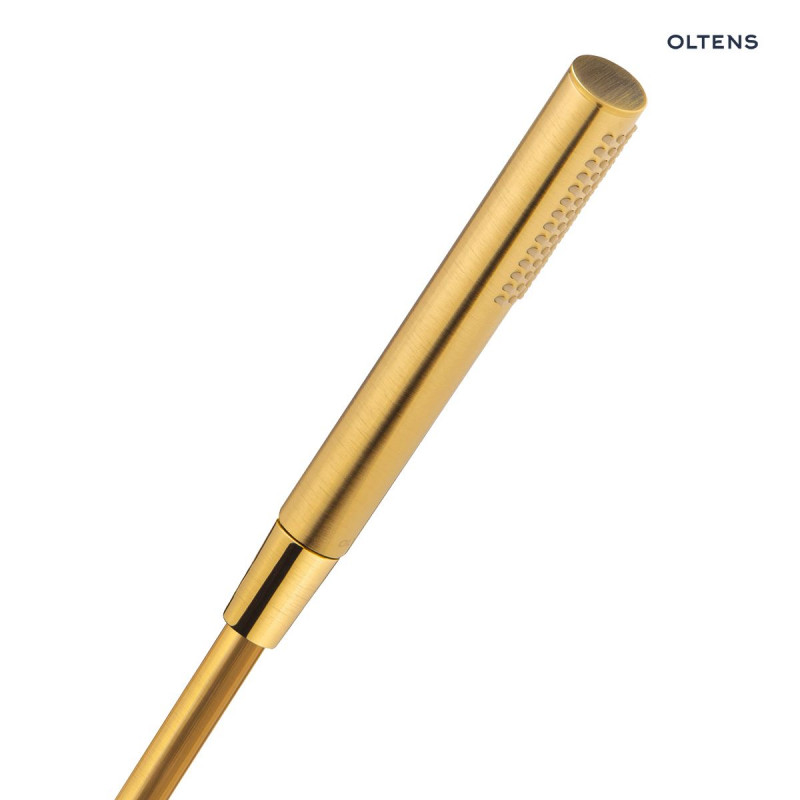 Oltens Molle komplet zestaw podtynkowy z deszczownicą 30 cm i słuchawką złoty szczotkowany 36600810