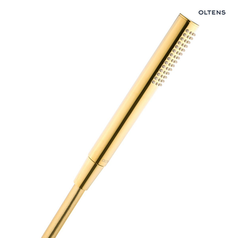 Oltens Molle komplet zestaw podtynkowy z deszczownicą 22 cm i słuchawką złoty połysk 36614800