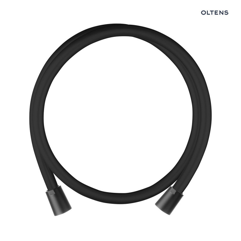 Oltens Hamnes komplet zestaw podtynkowy z deszczownicą 22 cm i słuchawką czarny mat 36615300