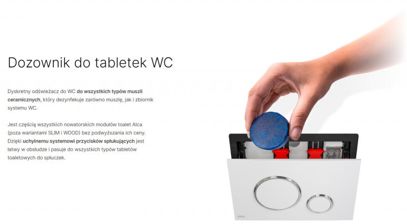 Alca Sadromodul stelaż podtynkowy z systemem fresh 112cm do WC AM101/1120