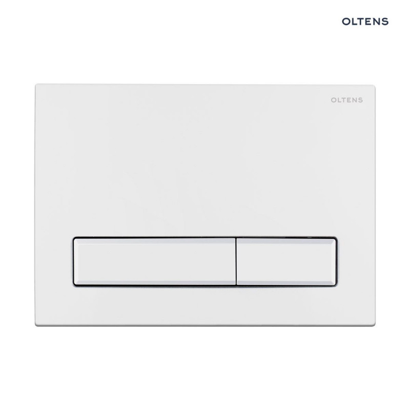 Oltens Torne przycisk spłukujący do WC biały mat 57101900
