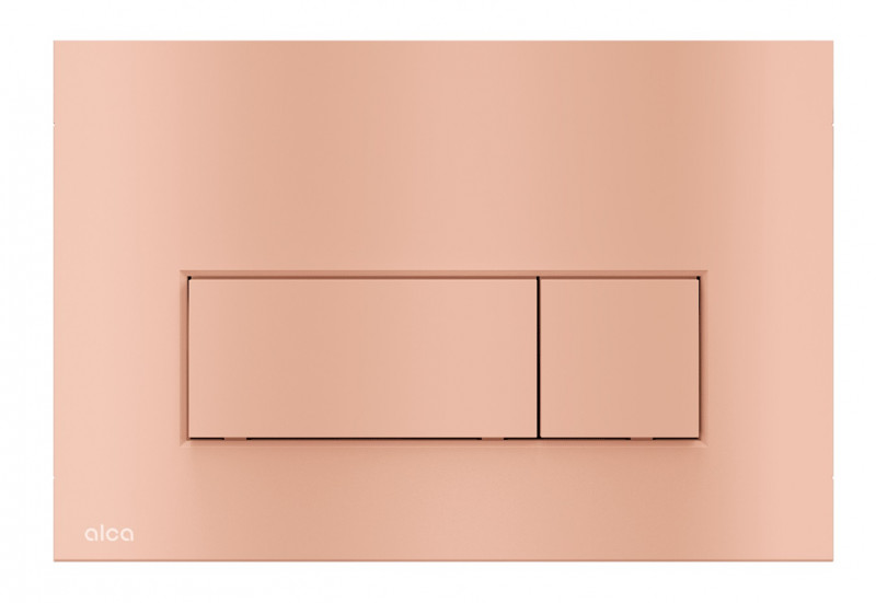 Alca Thin przycisk do stelaża WC czerwone złoto mat M57-RG-M
