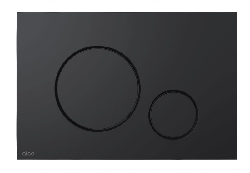 Alca Thin przycisk do stelaża WC czarny mat M678