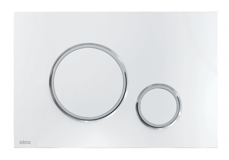 Alca Thin przycisk do stelaża WC chrom połysk/chrom mat M771