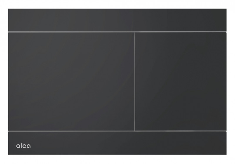 Alca Flat Fun-Black przycisk do stelaża WC stal nierdzewna - czarny-mat