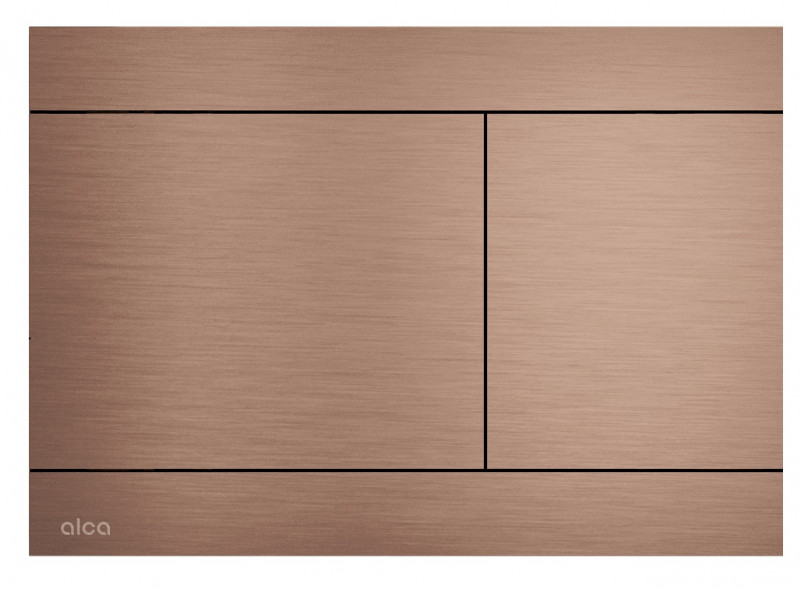 Alca Flat Individual Fun przycisk do stelaża WC stal nierdzewna - różowe złoto szczotkowane