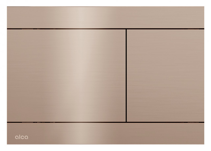 Alca Flat Individual Fun przycisk do stelaża WC stal nierdzewna - różowe złoto połysk