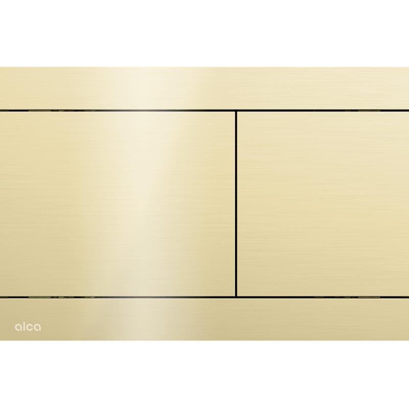 Alca Flat Individual Fun przycisk do stelaża WC stal nierdzewna - złoty połysk