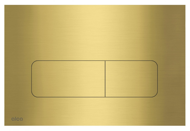 Alca Flat Moon przycisk do stelaża WC stal nierdzewna-mosiądz