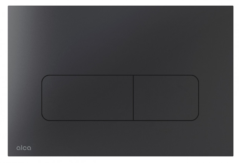 Alca Flat Moon przycisk do stelaża WC stal nierdzewna-czarny mat