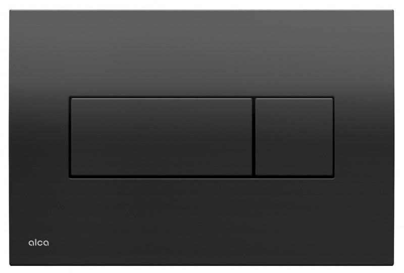 Alca przycisk do stelaża WC czarny połysk M378