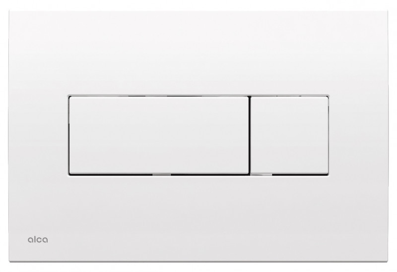 Alca przycisk do stelaża WC biały połysk M370