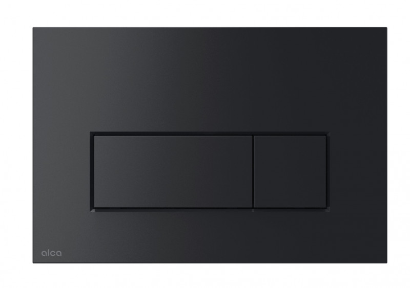 Alca Thin przycisk do stelaża WC czarny mat M1878