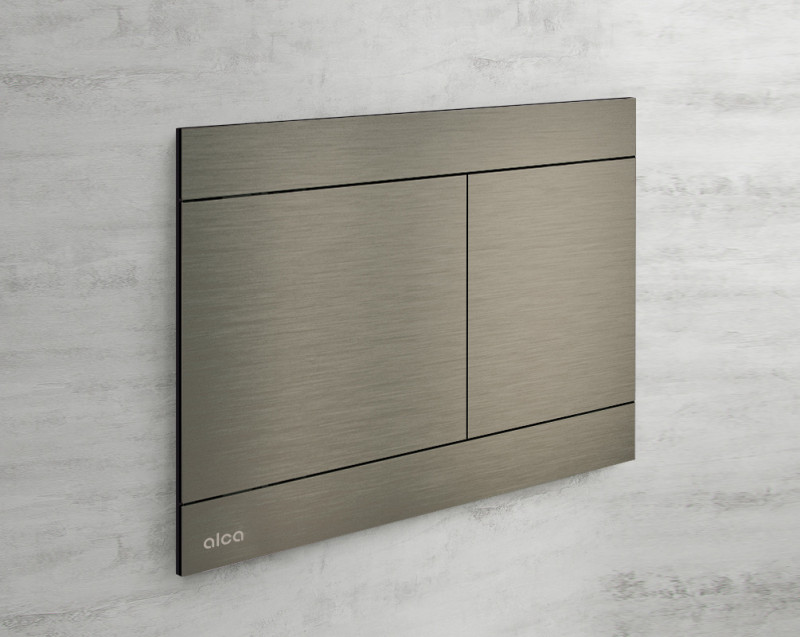 Alca Flat Individual Fun przycisk do stelaża WC stal nierdzewna - nikiel szczotkowany