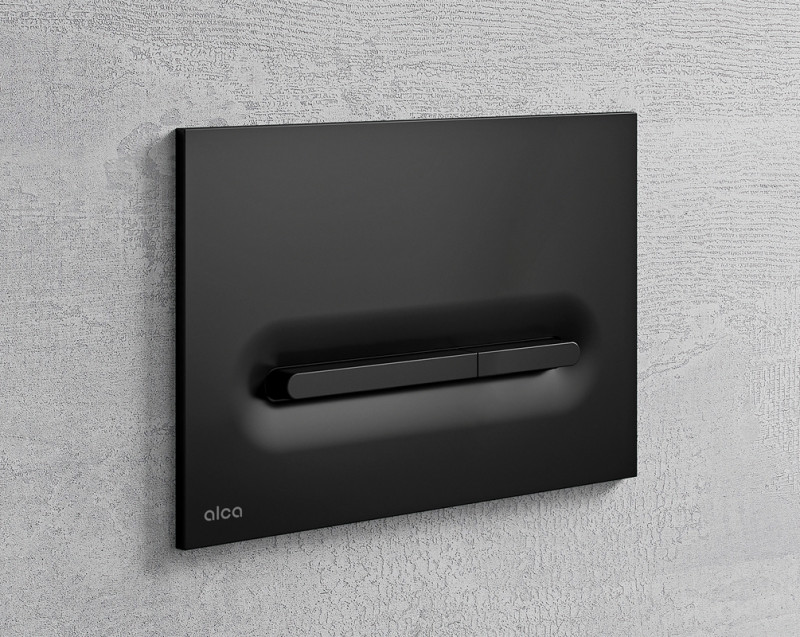 Alca Linka przycisk do stelaża WC czarny mat M1878