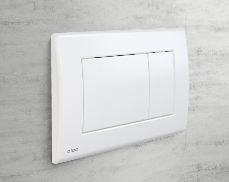 Alca przycisk do stelaża WC chrom mat M272