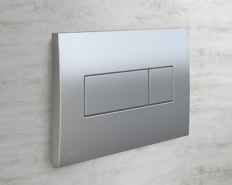 Alca przycisk do stelaża WC chrom mat M372