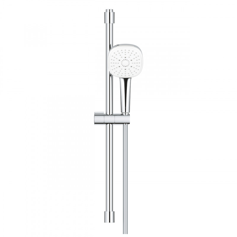 Grohe Tempesta Cube 110 zestaw prysznicowy z drążkiem 3 strumienie chrom 27786003