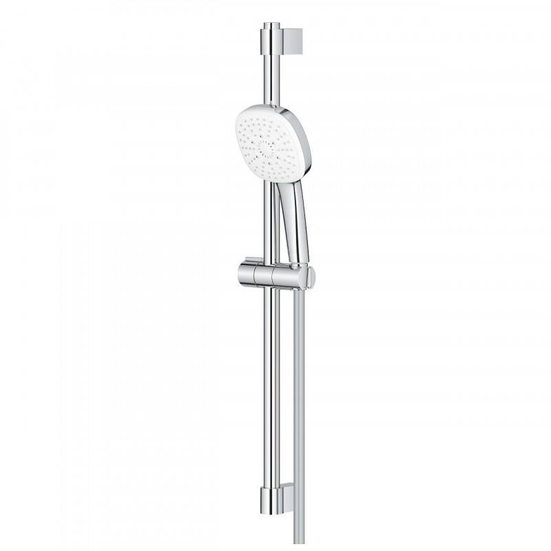 Grohe Tempesta Cube 110 zestaw prysznicowy z drążkiem 3 strumienie chrom 27786003