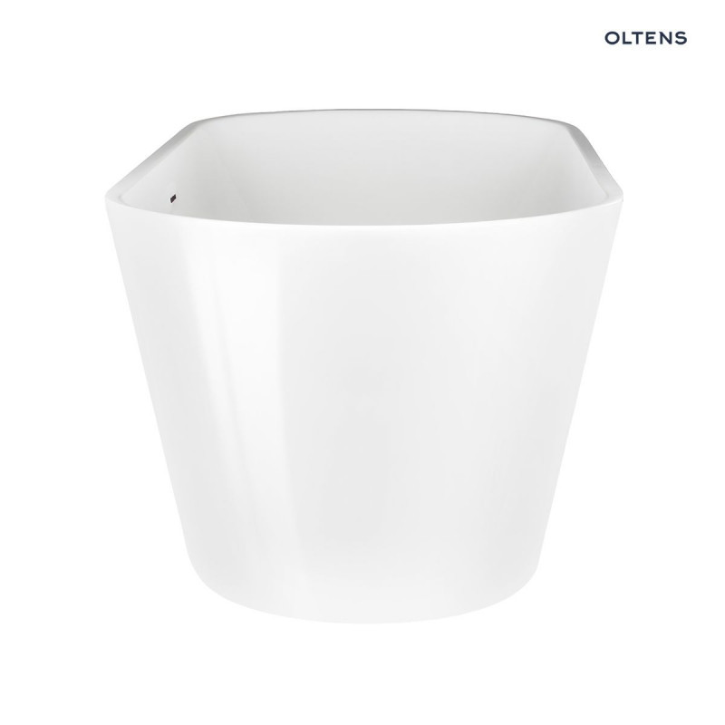 Oltens Yrsa wanna wolnostojąca 160x75 cm owalna akryl biały połysk 12023000