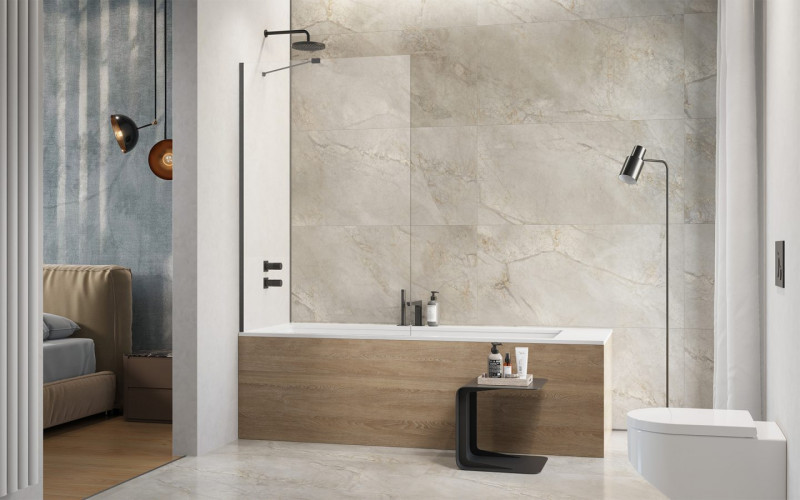 Radaway Modo New Brushed Gun Metal PNJ II parawan nawannowy jednoczęściowy 60 cm L/P gunmetal szczotkowany przeźroczyste Easy Clean 10006060-92-01