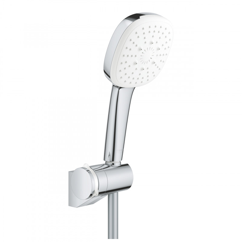 Grohe Tempesta Cube 110 zestaw prysznicowy z uchwytem 3 strumienie chrom 27584003