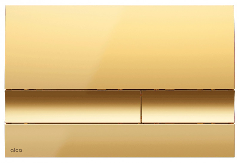 Alca przycisk do stelaża WC złoty połysk M1725