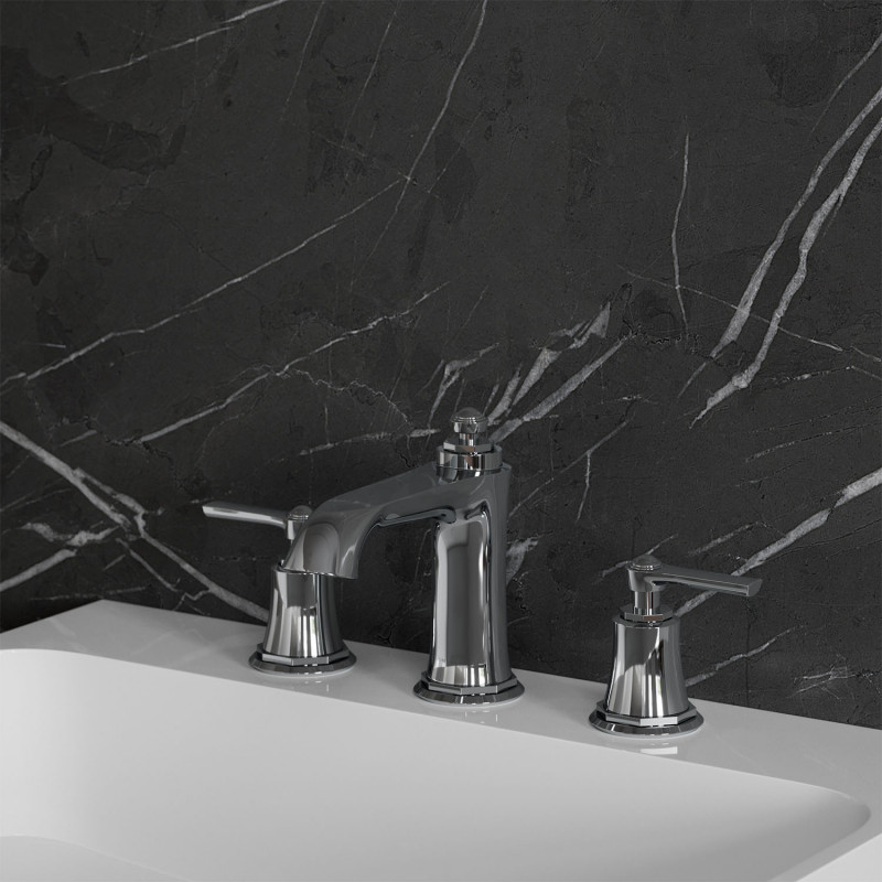 Omnires Armance bateria umywalkowa 3-otworowa retro chrom AM5214CR