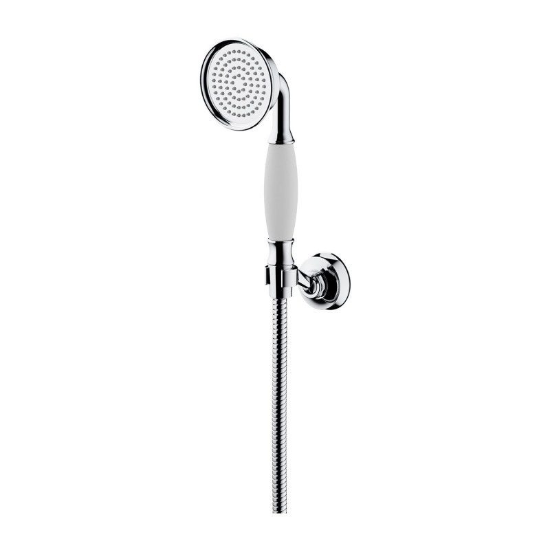 Omnires Armance zestaw natryskowy punktowy słuchawka wąż i uchwyt retro chrom ARMANCE-PCR