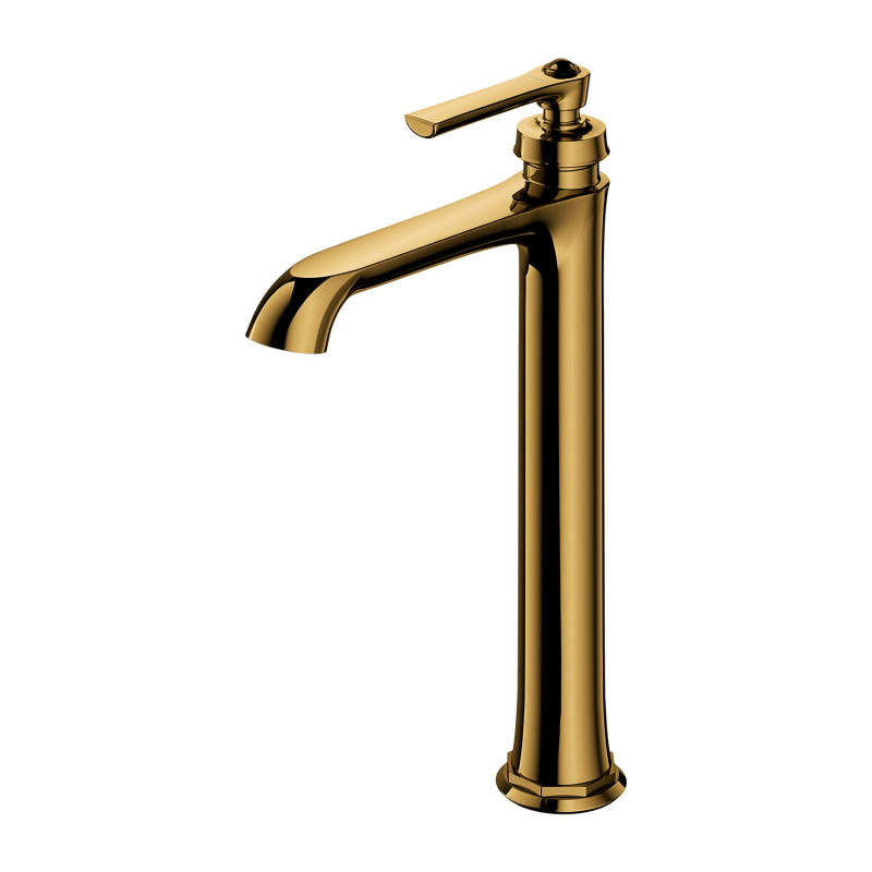 Omnires Armance bateria umywalkowa wysoka XL retro złoty AM5213GL