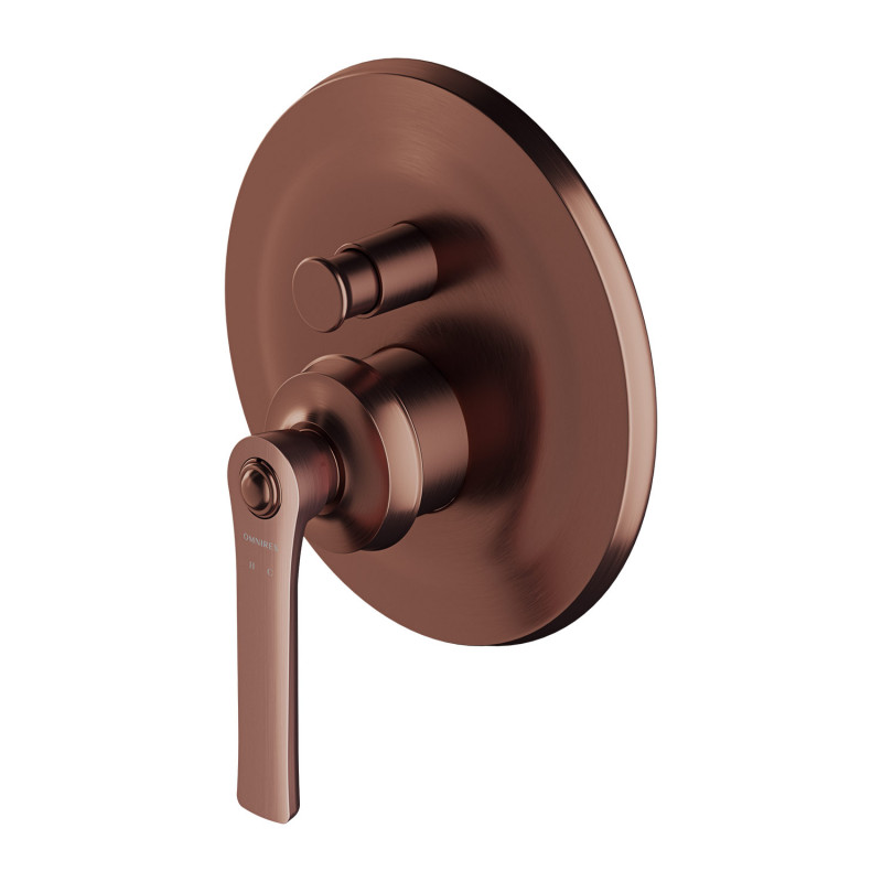 Omnires Armance bateria wannowa podtynkowa retro miedź antyczna AM5235ORB